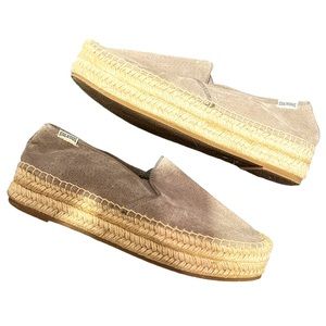 Head over heels boutique- soludos shoes - high platform gray out of stock online